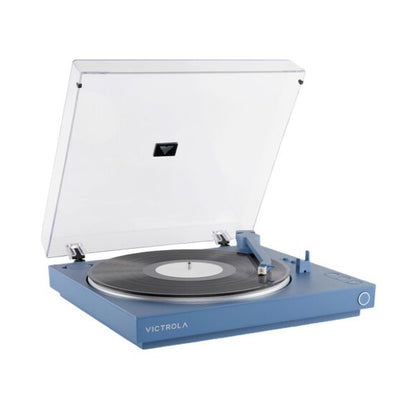 مشغل أسطوانات أوتوماتيكي من فيكترولا VPT-800-BLU-INT - أزرق