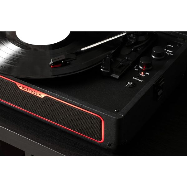 Victrola VSC-700 SB Journey Glow Illuminated Suitcase - Black