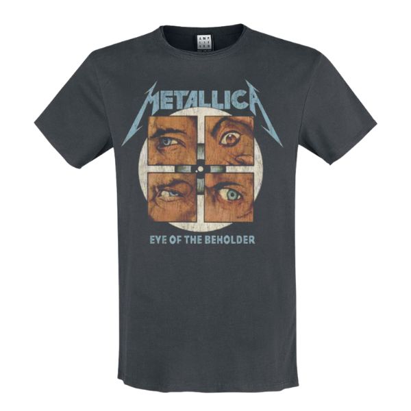 Metallica - Eye Of The Beholder Amplified Vintage Charcoal T Shirt