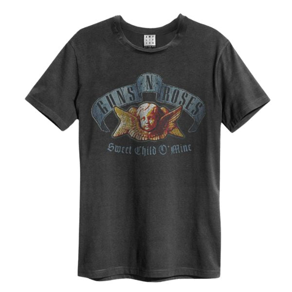 Guns N' Roses - Sweet Child O Mine Amplified Vintage Charcoal T Shirt