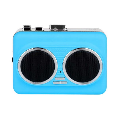 Echo Audio Cassette Player with built-in speaker ( The Jackson Walkman ) - Blue