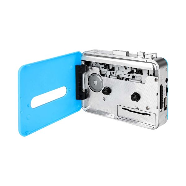 Echo Audio Cassette Player with built-in speaker ( The Jackson Walkman ) - Blue