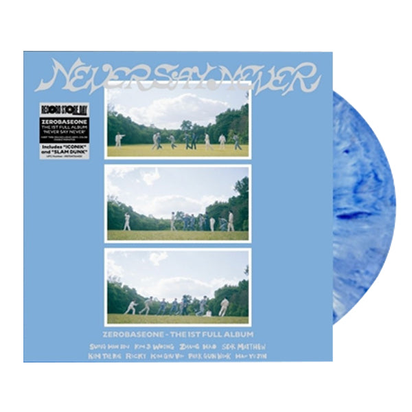 Zerobaseone - Never Say Never (Blue Vinyl) (RSD 2026) - LP – cavo.ae