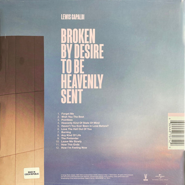 Lewis Capaldi - Broken By Desire To Be Heavenly Sent (Limited Edition Numbered Zoetrope Picture Disc) - LP