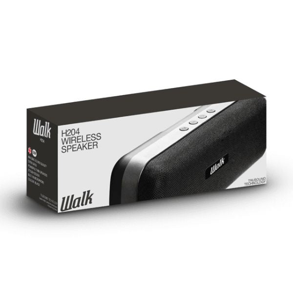 Walk Audio Wireless Fabric Speaker 5W 1200mah (Black/Silver)