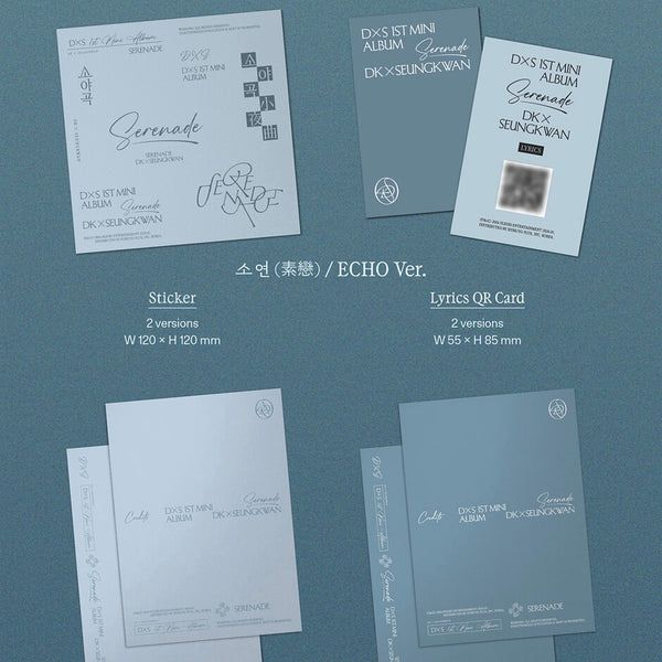 DK X SEUNGKWAN (SEVENTEEN) - 1st Mini Album [Serenade] - CD