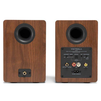 Victrola Tempo - (VPS-400-WLN-INT) Bluetooth Bookshelf Speakers - Walnut