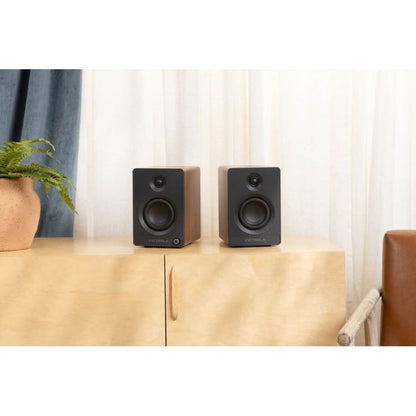 Victrola Tempo - (VPS-400-WLN-INT) Bluetooth Bookshelf Speakers - Walnut
