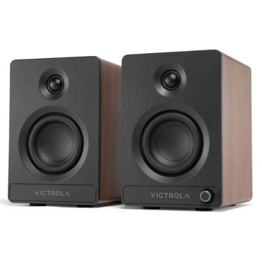 Victrola Tempo - (VPS-400-WLN-INT) Bluetooth Bookshelf Speakers - Walnut