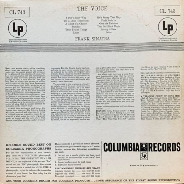 Frank Sinatra - The Voice - LP (Used Vinyl)