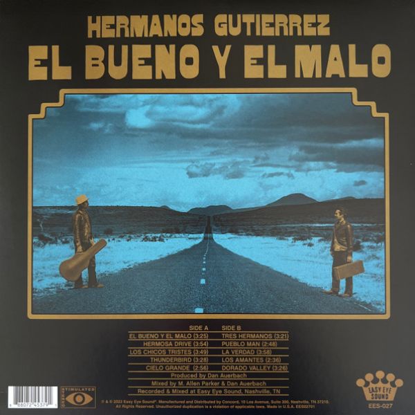 Hermanos Gutierrez - El Bueno & El Malo (Limited Edition Turquoise & Black Smoke Vinyl) - LP