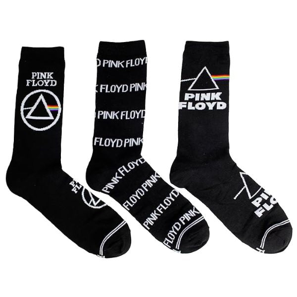 Perri's - Pink Floyd - Crew Socks (3 Pack Collector Guitar Shape Tin)