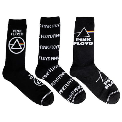 Perri's - Pink Floyd - Crew Socks (3 Pack Collector Guitar Shape Tin)