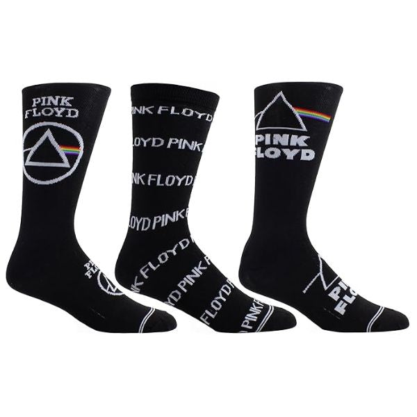 Perri's - Pink Floyd - Crew Socks (3 Pack Collector Guitar Shape Tin)