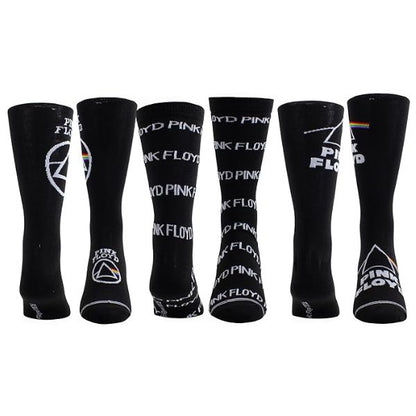 Perri's - Pink Floyd - Crew Socks (3 Pack Collector Guitar Shape Tin)