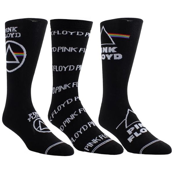 Perri's - Pink Floyd - Crew Socks (3 Pack Collector Guitar Shape Tin)