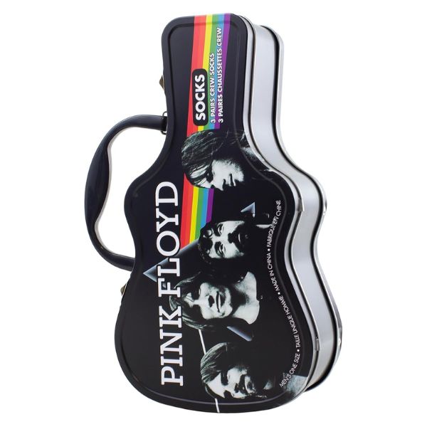 Perri's - Pink Floyd - Crew Socks (3 Pack Collector Guitar Shape Tin)