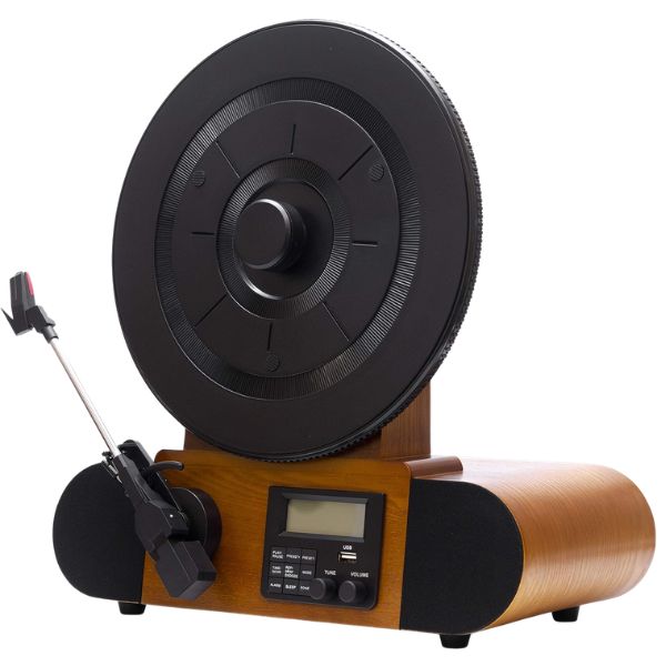 FUSE - Vert Standard Vertical Record Player With Bluetooth In/Out And Fm Radio