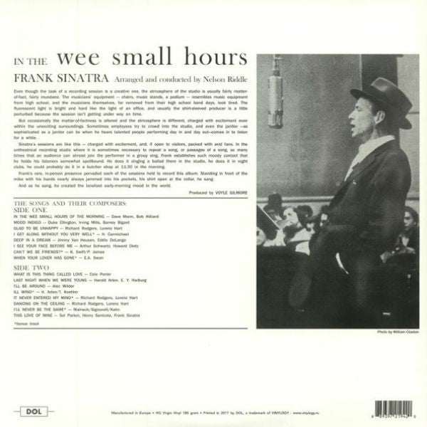 Frank Sinatra - In The Wee Small Hours (Gatefold, 180g ) - LP