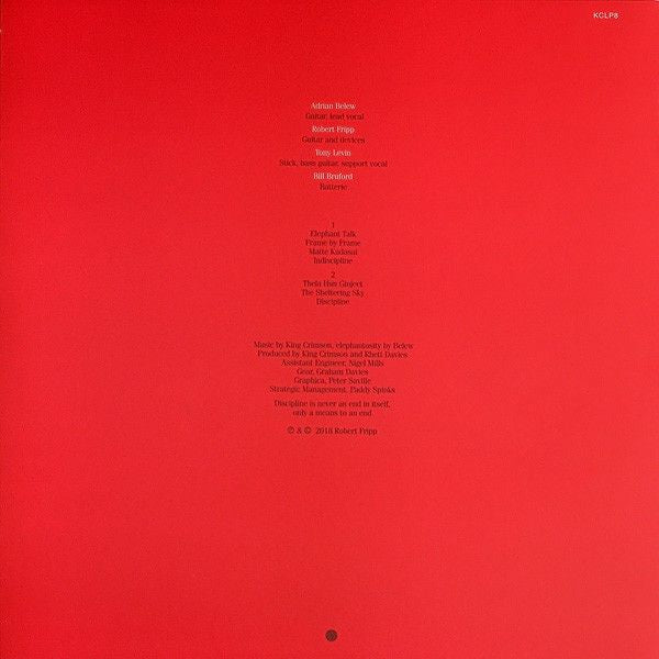 King Crimson - Discipline - LP