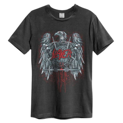 Slayer - Ammunition Eagle Amplified Vintage Charcoal - T Shirt