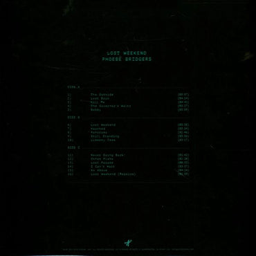 Phoebe Bridgers - Lost Weekend ( Limited Edition, Green Glow-in-the-dark Splatter) - LP