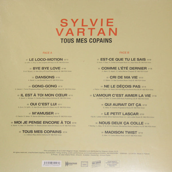 Sylvie Vartan - Tous Mes Copains - LP