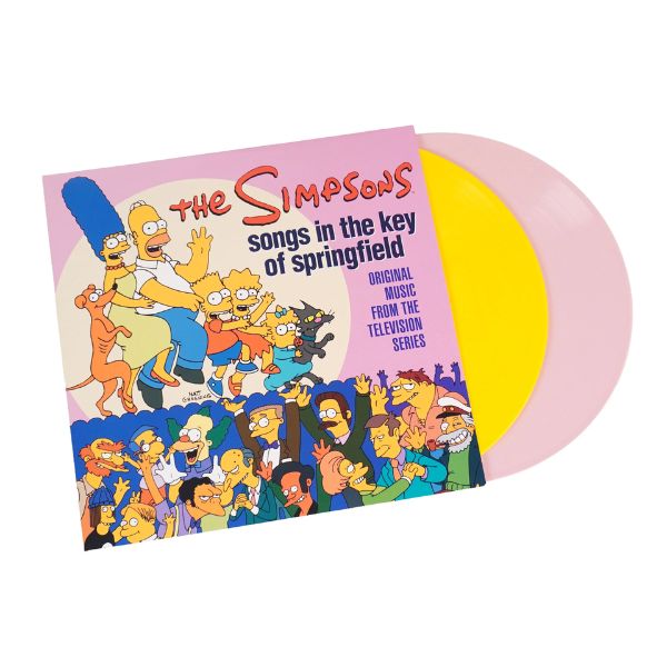 The Simpsons - Songs In The Key Of Springfield (Original Music From The Television Series) (Limited Edition Yellow & Pink vinyl) - 2LP