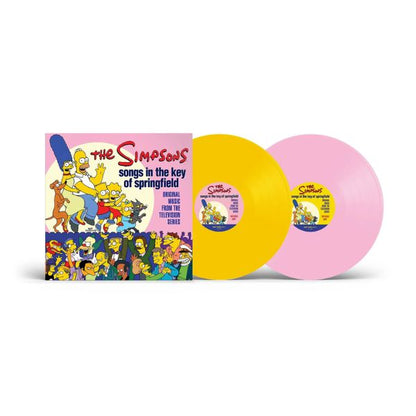 The Simpsons - Songs In The Key Of Springfield (Original Music From The Television Series) (Limited Edition Yellow & Pink vinyl) - 2LP