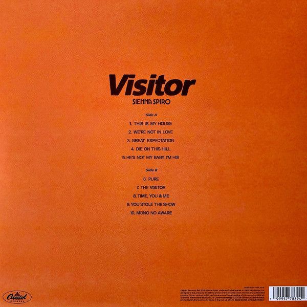 Sienna Spiro - Visitor (Orange Vinyl) - LP