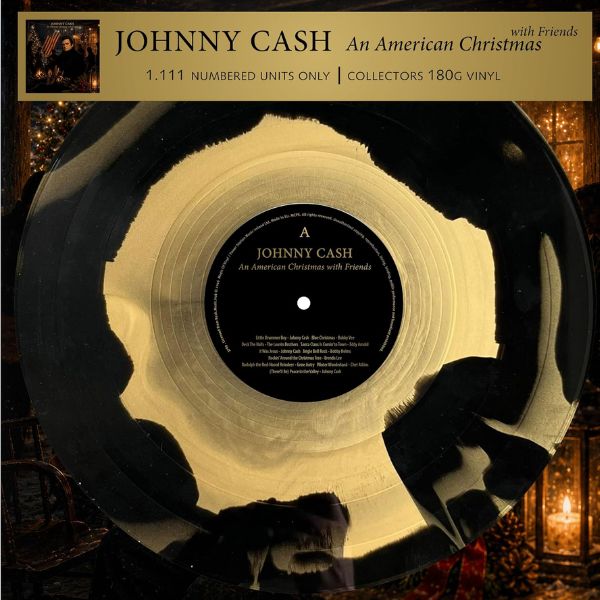 Johnny Cash An American Christmas With Friends(1 Marbled, 180g Vinyl, 1.111 Numbered) - LP