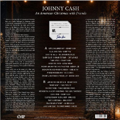 Johnny Cash An American Christmas With Friends(1 Marbled, 180g Vinyl, 1.111 Numbered) - LP