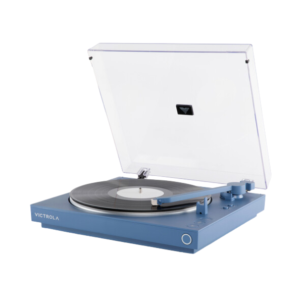 مشغل أسطوانات أوتوماتيكي من فيكترولا VPT-800-BLU-INT - أزرق