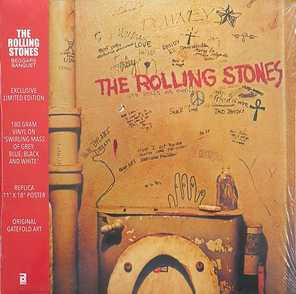 ROLLING STONES - Beggars Banquet (Grey/Blue/Black/White Splatter Vinyl) (RSD 2023 Exclusive) - LP