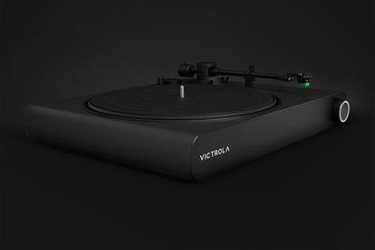 Victrola Stream Onyx Turntable Vinyl Record Player, Works with Sonos Wirelessly, High Precision Magnetic Cartridge, Semi-Automatic, Black Matte Finish