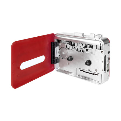 Echo Audio Cassette Player with built-in speaker ( The Jackson Walkman ) - Red