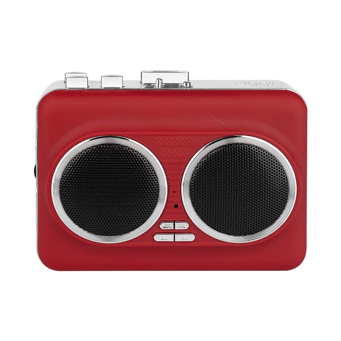 Echo Audio Cassette Player with built-in speaker ( The Jackson Walkman ) - Red