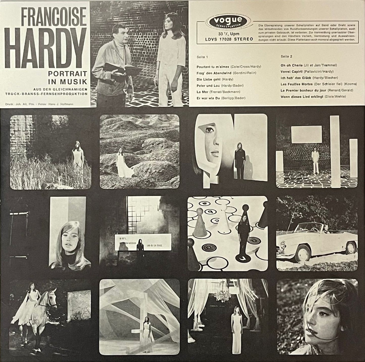 فرانسواز هاردي - بورتريه في الموسيقى - ألبوم (فينيل مستعمل)