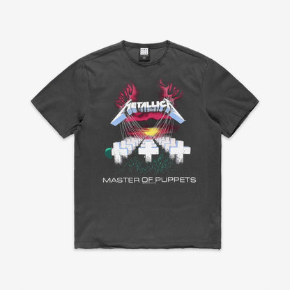 Tshirt - Metallica - Master Of Puppets Amplified Vintage Charcoal