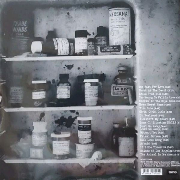 موتلي كرو - أعظم الأغاني (إصدار محدود بغلاف بديل وفينيل فضي رخامي) - أسطوانتان