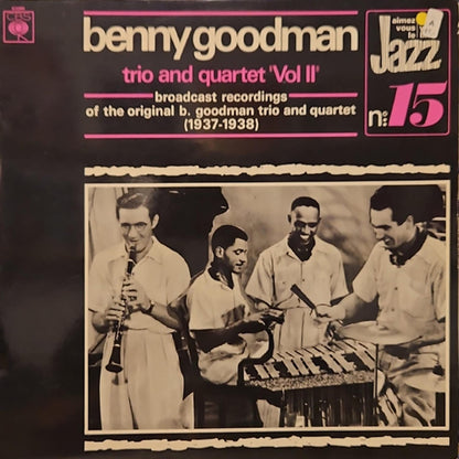 Benny Goodman Trio And Quartet* - Trio And Quartet "Vol 2" (LP, Comp) - (Used Vinyl)