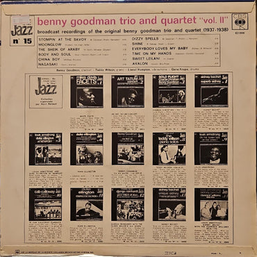 Benny Goodman Trio And Quartet* - Trio And Quartet "Vol 2" (LP, Comp) - (Used Vinyl)