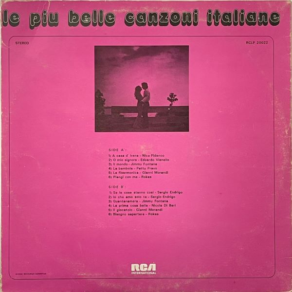 متنوع - Le Piu Belle Canzoni Italiane - LP (فينيل مستعمل)