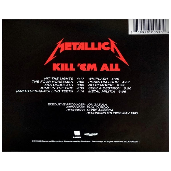 Metallica - Kill Em All (Remastered) - CD
