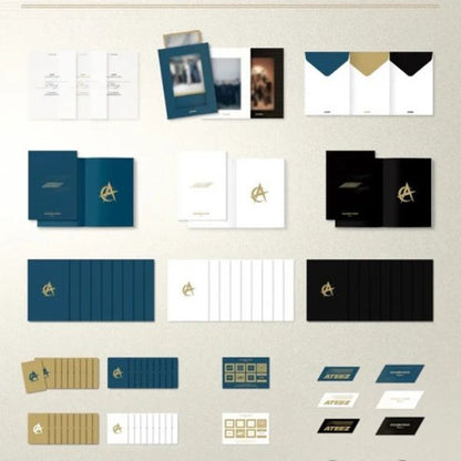 Ateez - 10Th Mini Album [Golden Hour : Part.1] (Blue Hour Ver. / Diary Ver. / Golden Hour Ver.). Buy now online music store uae