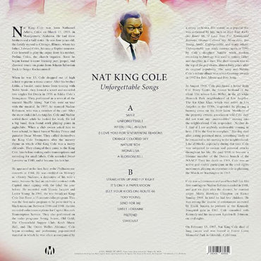 Nat King Cole - Unforgettable Songs (Limited Edition, Blue Marbled Vinyl) - LP