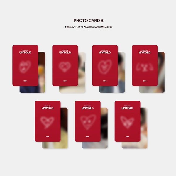 Enhypen - 2Nd Album [Romance : Untold] (Engene Ver.). Shop now online in uae