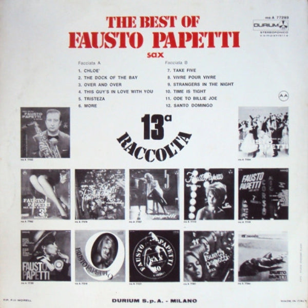 Fausto Papetti - 13a Raccolta - The Best Of Fausto Papetti - LP (Used Vinyl)