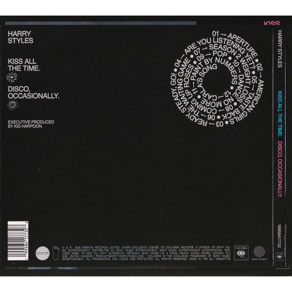 Harry Styles - Kiss All The Time. Disco, Occasionally - CD