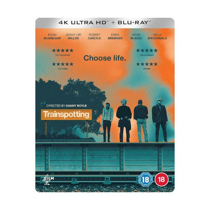 فيلم Trainspotting (إصدار محدود بغلاف معدني) - دقة 4K فائقة الوضوح